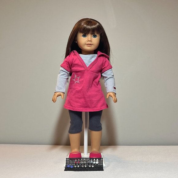 American Girl Other - American Girl Doll (Doll, Stand, Outfit, 8 Earrings) Set (2/5 Available)